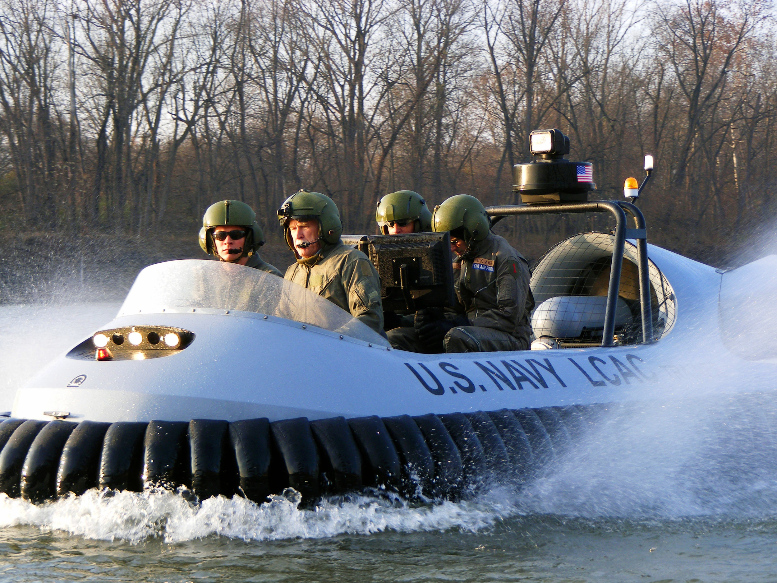  Training using US Navy Landing Craft Air Cushion (LCAC) Training Craft 